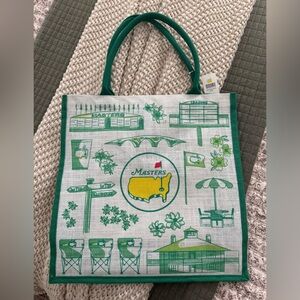 2025 Masters Golf Tournament Jute Tote